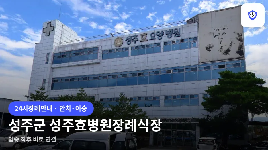 성주군 성주효병원장례식장 도착 지점