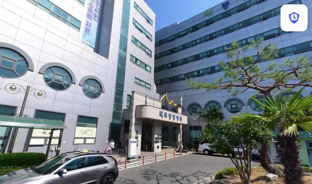 목포시 중앙병원장례식장 도착 지점