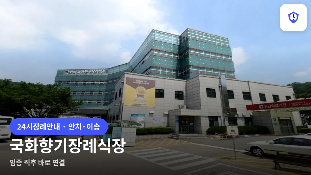 국화향기장례식장 도착 지점