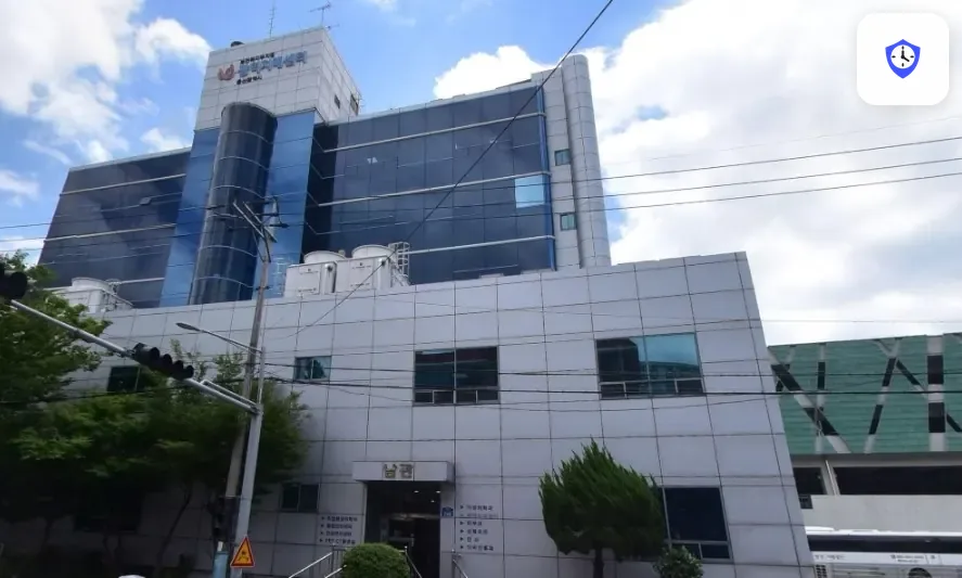 동강병원장례식장 도착 지점