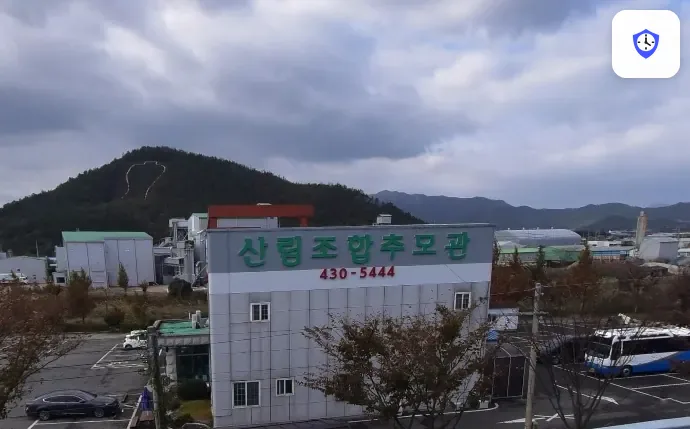 강진군산림조합장례식장 도착 지점