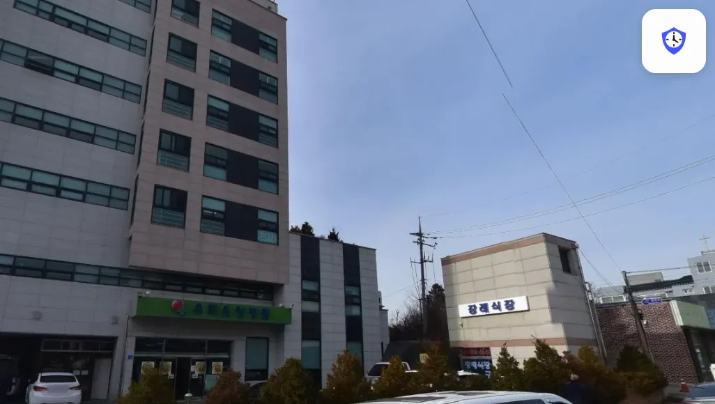 충남우리요양병원 장례식장 도착 지점
