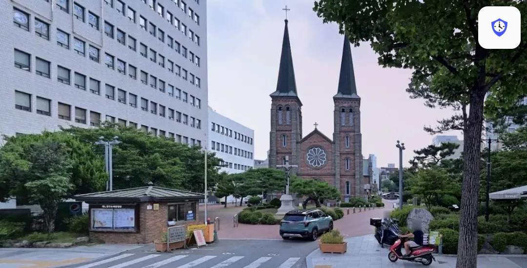 계산성당 연도실 도착 지점
