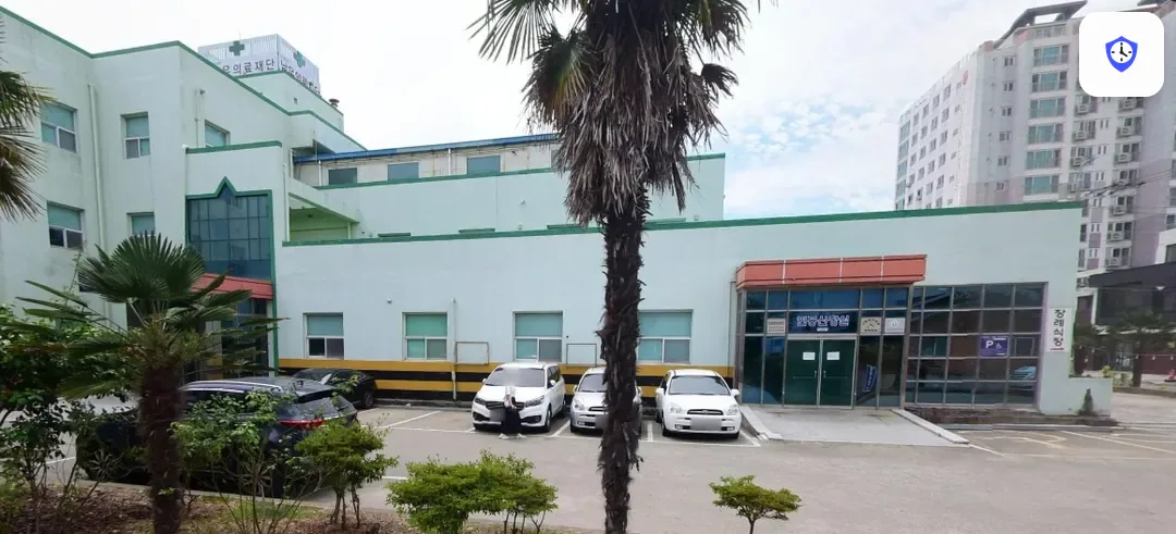진도전남병원장례식장 도착 지점