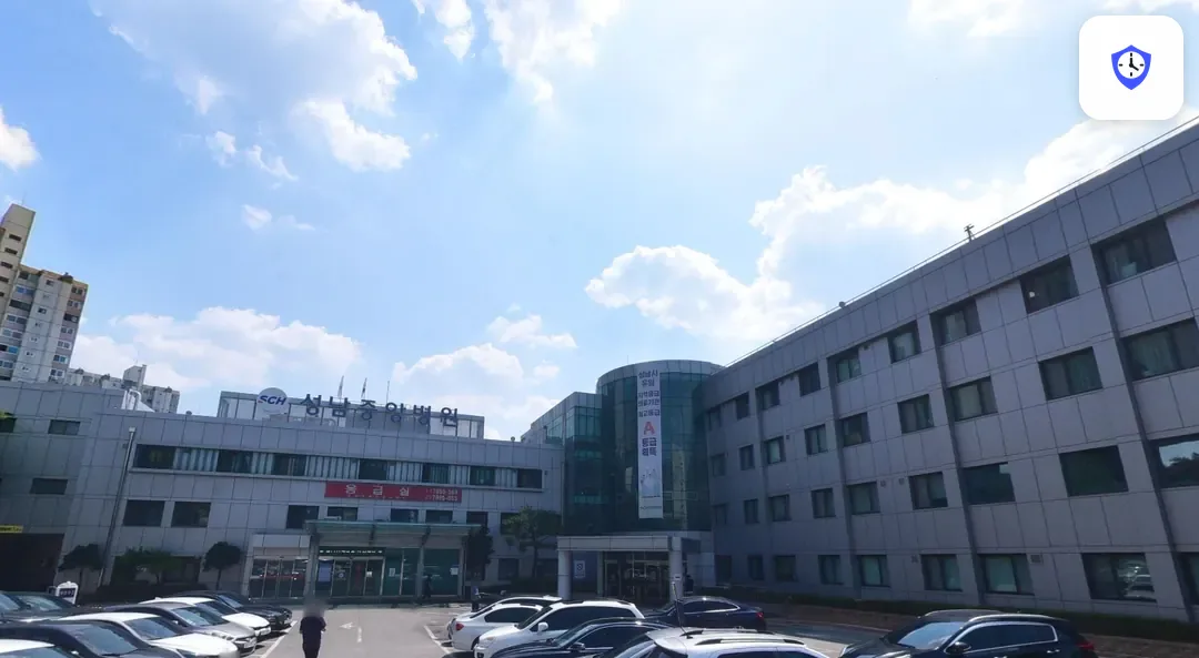 성남중앙병원장례식장 출입 지점