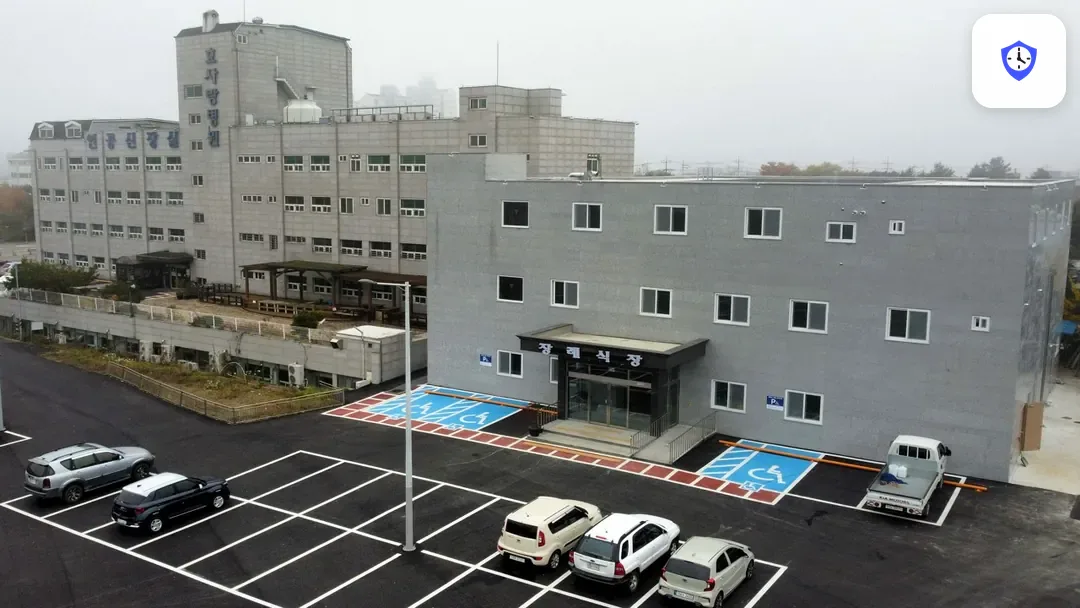 연천군 효사랑장례식장 출입 지점