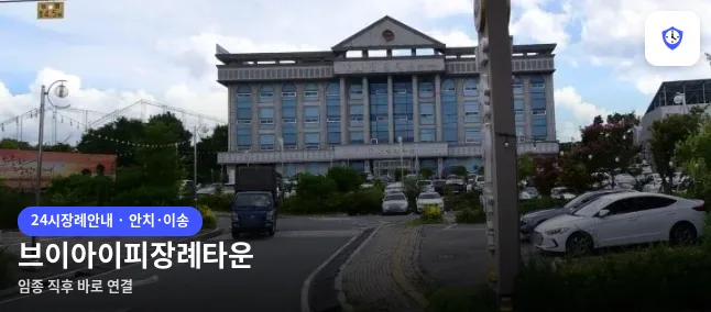 브이아이피장례타운 도착 지점