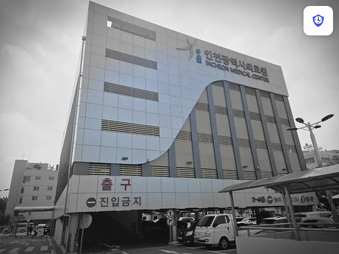 인천의료원장례식장 출입 지점