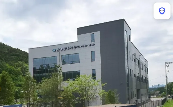 금성장례식장 출입 지점