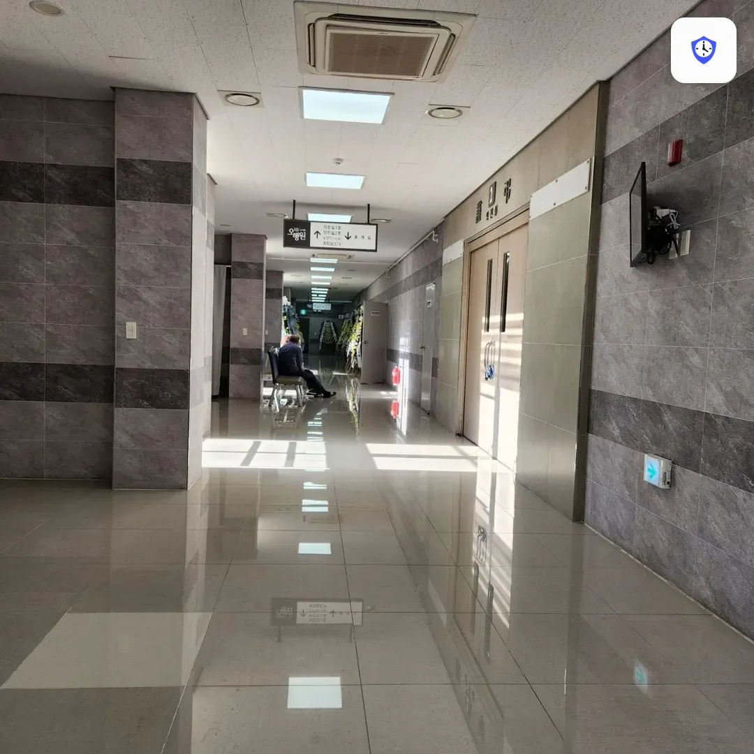 군산의료원 장례식장 주변 현장
